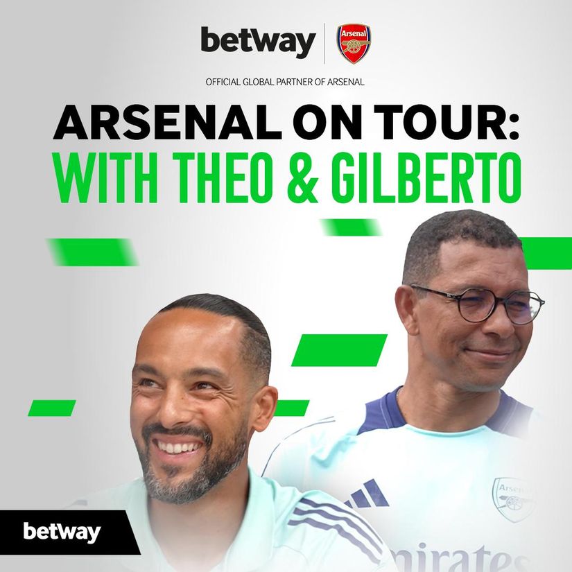 Arsenal On Tour: With Theo & Gilberto