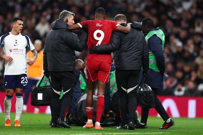 Liverpool Concerned as Isak Faces Potentially Serious Lower-Leg Injury